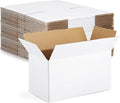 Eupako 11x6x6-Small-Shipping-Boxes-30-Pack-White-Corrugated-Box-Mailers by Eupako