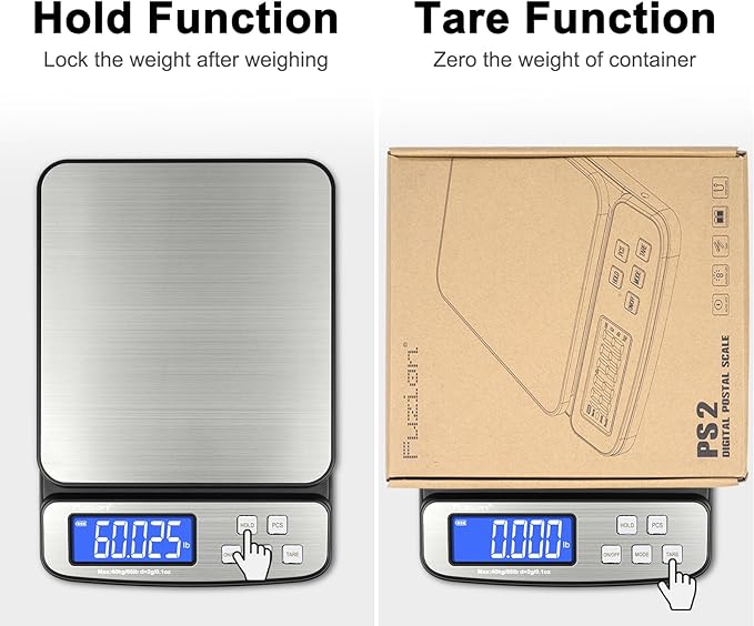Fuzion Digital Shipping Postal Scale - 88lb x 0.1oz - Image 5