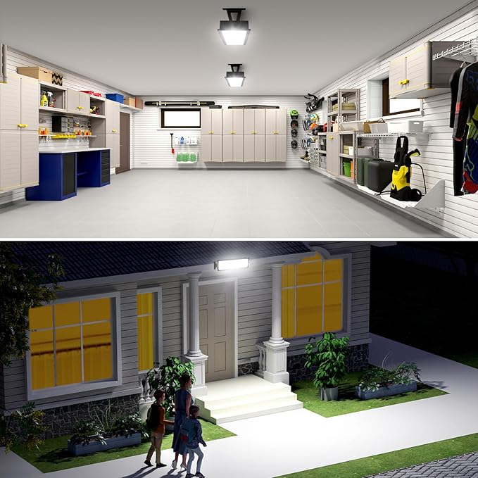 FastDeng LED Shop Light, 150W 18000lm 5000K Daylight LED Garage Light, IP66 - Image 6