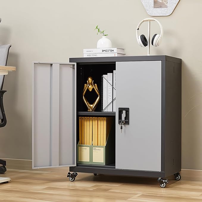 GREATMEET Metal Storage Cabinet - Image 4