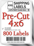 JETZAP Pre-Cut 4x6 Shipping Labels | Work on Most Inkjet and Laser Printers | by JETZAP
