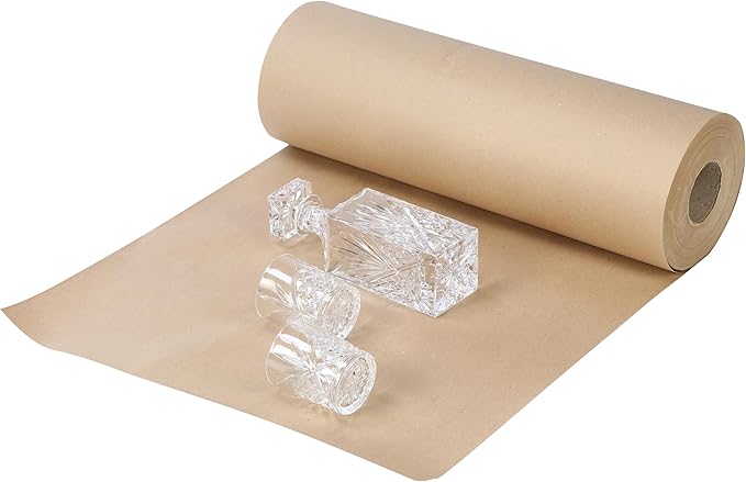 The Boxery Kraft/Brown Kraft Paper Roll, 24” x 9000”-50lb. Thickness, Heavy - Image 2