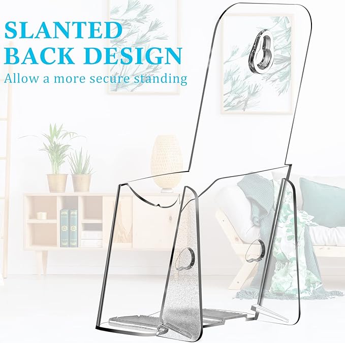 Yookeer 20 Pieces Brochure Holder Stand Acrylic Pamphlet Holder 4x7.9 Inches - Image 5