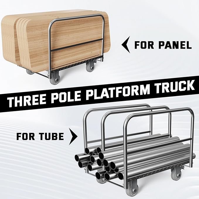 Panel Cart, Heavy Duty Flatbed Cart - Image 3