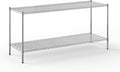 24" Deep x 72" Wide x 34" Height Wire Shelving Kit | 2-Tier | NSF Commercial by Regal+Altair