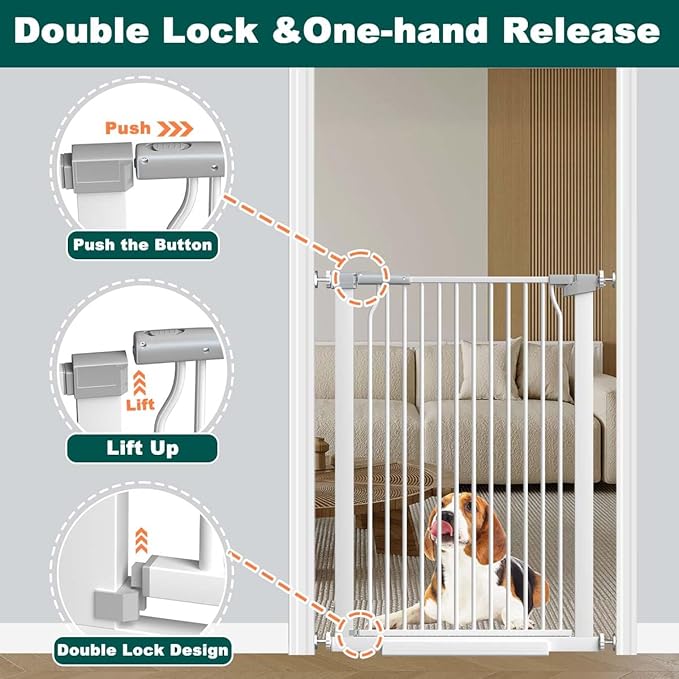 Fairy Baby 40.5" Extra Tall Baby Gate - Image 4