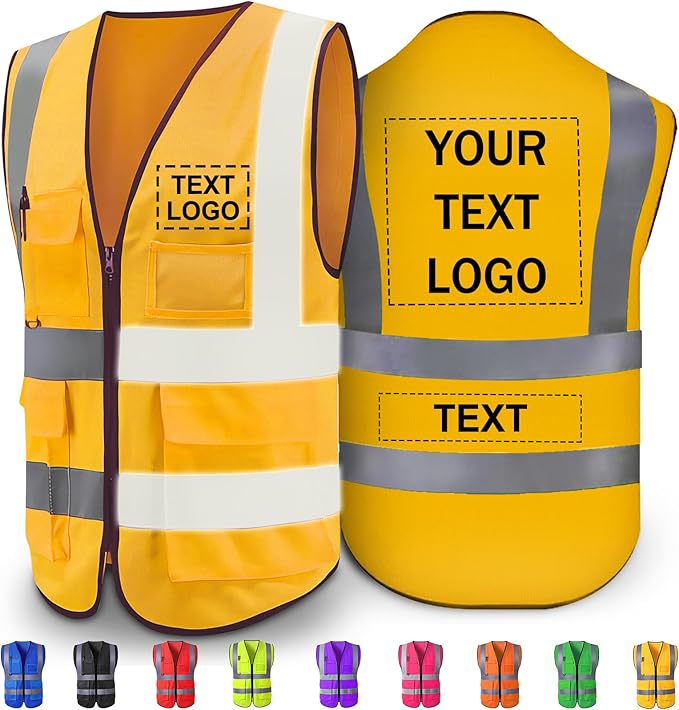 Custom Reflective Safety Vest by SRdrew
