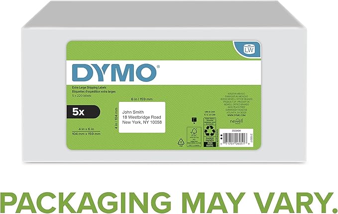 DYMO Authentic LW Extra-Large Shipping Labels - Image 3