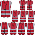 zojo High Visibility Reflective Vests, Adjustable Size, Lightweight Mesh Fabric by zojo