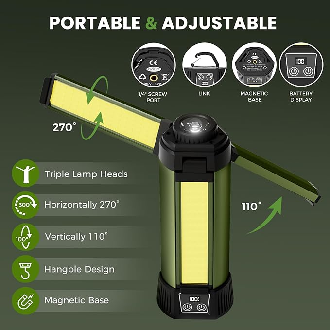 Rechargeable Led Work Light - Image 9