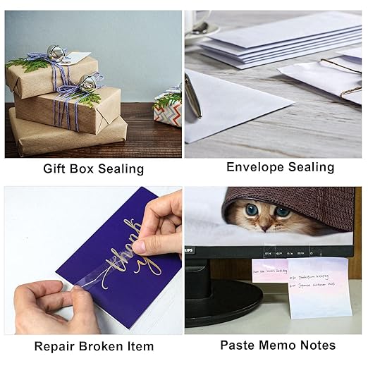 BOMEI PACK 8Rolls Clear Tape Refills - Image 7