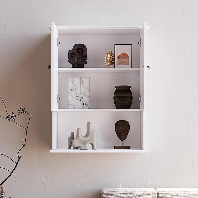 Medicine Cabinet, Over The Toilet Storage Cabinet, 24x30 Inch Wall Mount - Image 9
