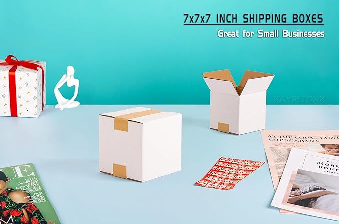7x7x7 inch Small Shipping Boxes, Gifts Wrapping, 15 Pack - Image 6