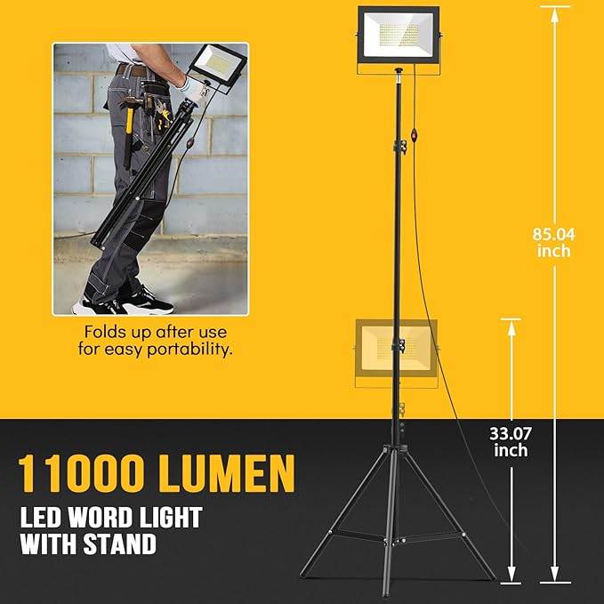 LIVOWALNY 11000 lm LED Work Lights - Image 2