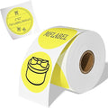 MFLABEL 750-Pack Yellow Round Labels by MFLABEL