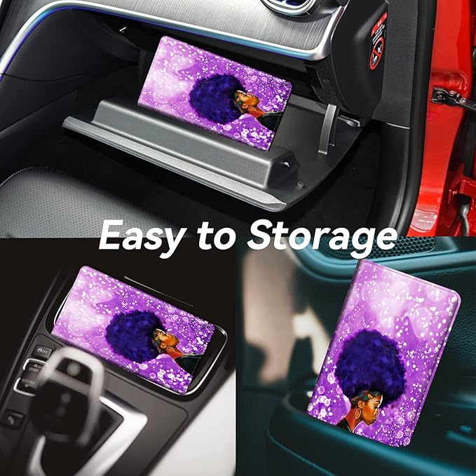 Car Registration and Insurance Holder, Leather Car Glove Box Organizer - Image 4