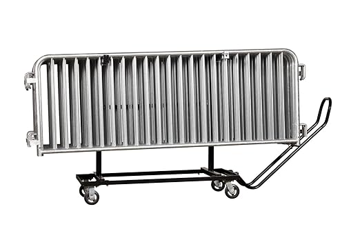 Angry Bull Barricades 30 Unit Capacity Storage Pushcart - Image 3