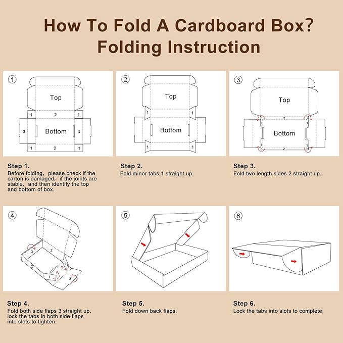 11x8x2 Inches Shipping Boxes Set of 25, Mailer Boxes - Image 8
