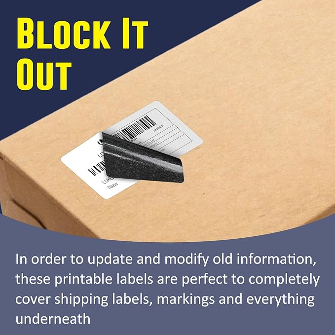 L LIKED 4" x 2" Direct Thermal Labels, Permanent Adhesive Barcode Shipping - Image 3