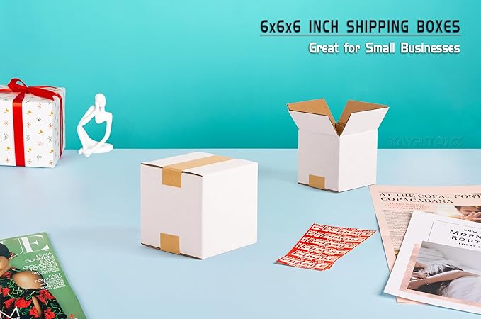 6x6x6 inch Small Shipping Boxes, Gifts Wrapping, 15 Pack - Image 6