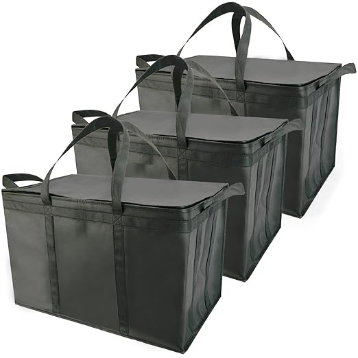 Bodaon 3-Pack Insulated Food Delivery Bag by Bodaon