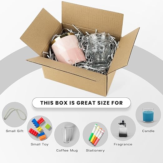 Golden State Art 8x6x4 Inches Shipping Boxes 28 Pack - Image 3