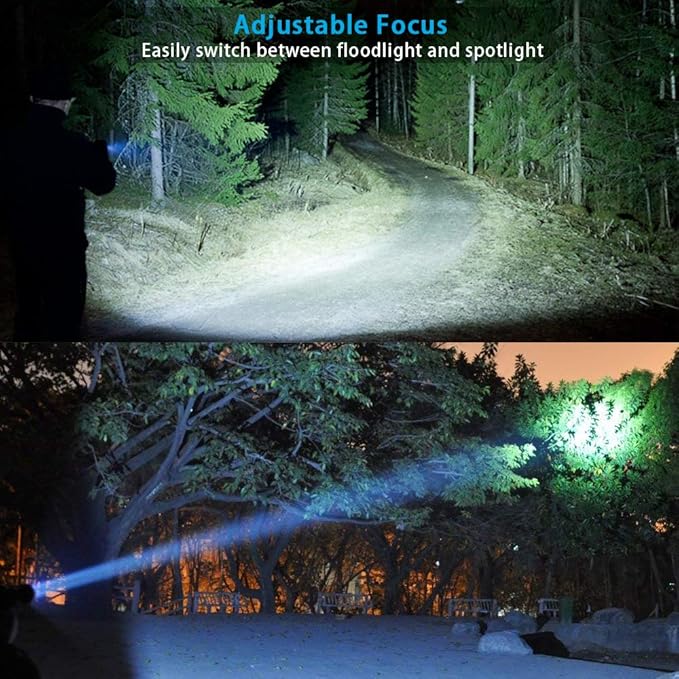 UV Flashlight Blacklight, USB Rechargeable Flashlights Magnetic Flashlight - Image 5