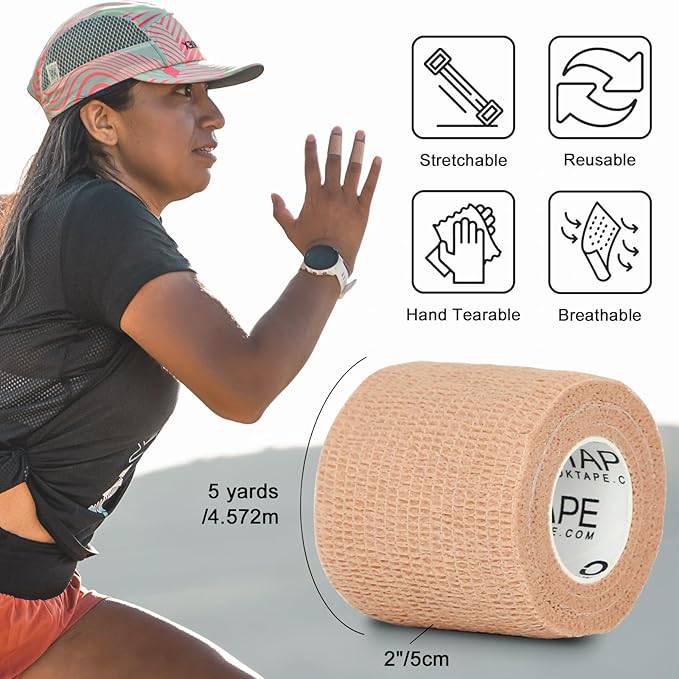 OK TAPE Self Adherent Cohesive Bandages Wrap - Image 2