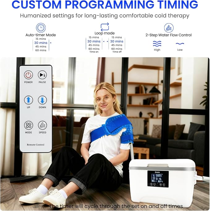 Cold Therapy Machine with Programmable Timer, Portable Ice Machine - Image 4