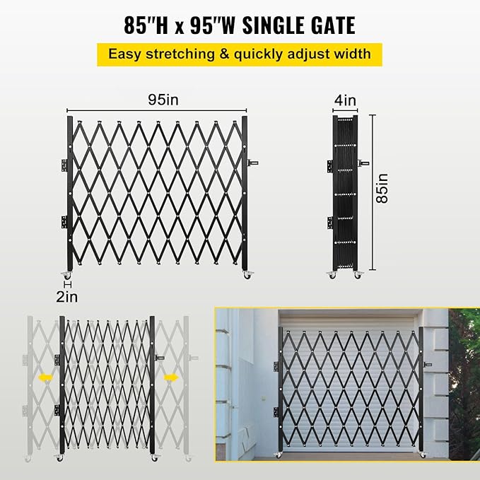 VEVOR Folding Door Scissor Gate - Image 3