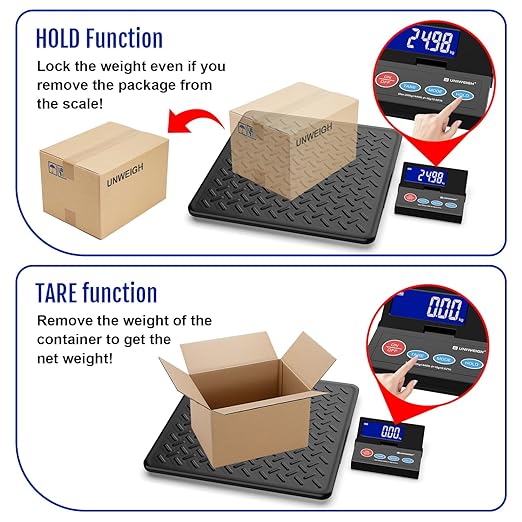440lb Postal Scale, 10g Accuracy Digital Shipping Scale - Image 4