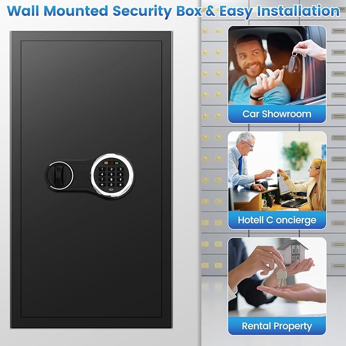 254 Keys Digital Key Lock Box Wall Mount - Image 9