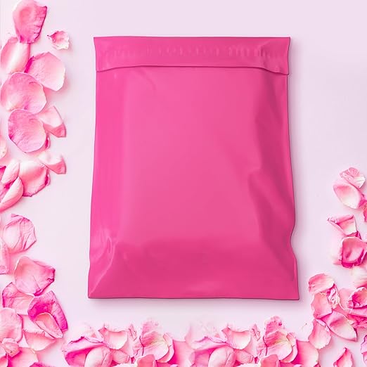 Pink Poly Mailers 10x13 500 Pcs, Cute Waterproof Shipping Bags - Image 5