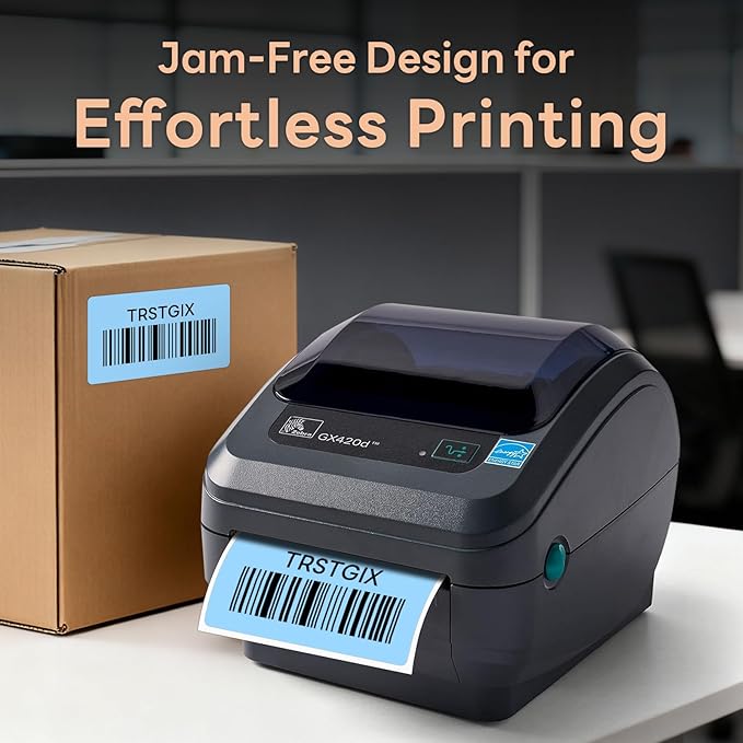 2.25" x 1.25" Direct Thermal Labels, Strong Adhesive Stickers Compatible - Image 6