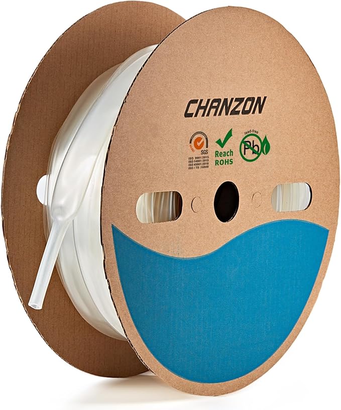 Chanzon 3:1 Ratio - 80ft Roll - Heat Shrink Tubing 5/8" - Marine Grade by Chanzon