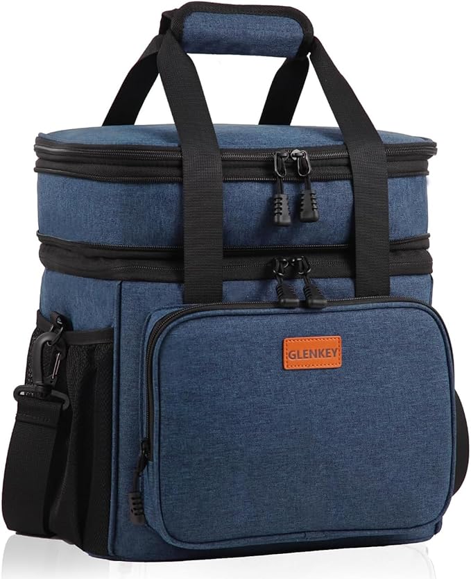 Expandable XLarge Lunch Box, Insulated Heavy Duty Lunch Bag Waterproof by GLENKEY