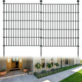 10 Panels Garden Fence Dog Fence Outdoor by richmen