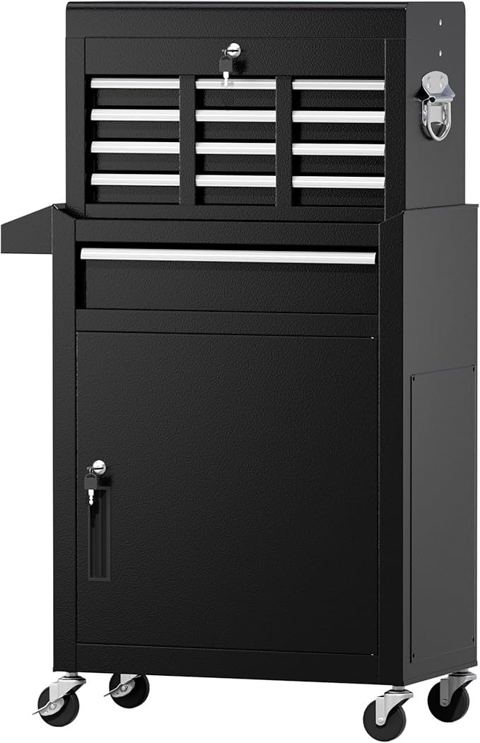 Greenvelly Tool Chest, 5-Drawer Rolling Tool Chest by Greenvelly