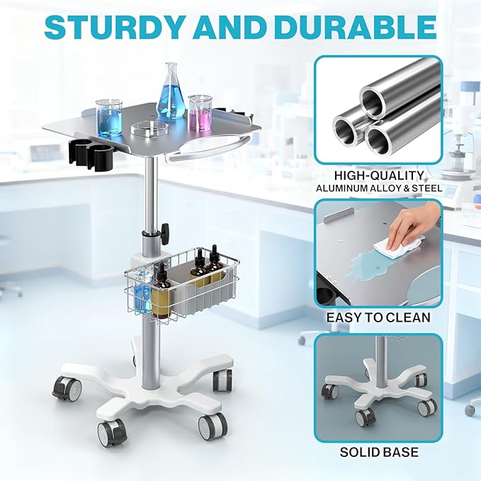 Medical Mobile Trolley Cart - Image 3