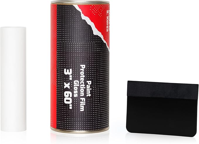 3"x60" Clear Gloss Paint Protection Film- 6-mil TPU Automotive Protector Wrap - Image 3