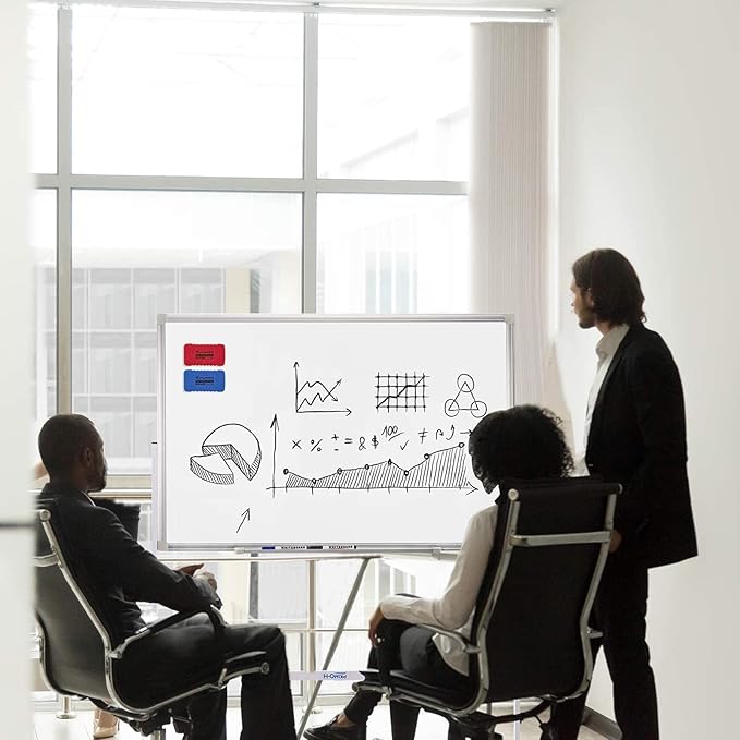 H-Qprobd Mobile Whiteboard 36"x24" Magnetic Dry Erase Board - Image 5