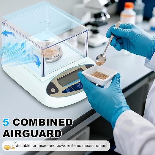 Lab Scale 500g*0.001g, High Precision Accurate Analytical Balance - Image 4