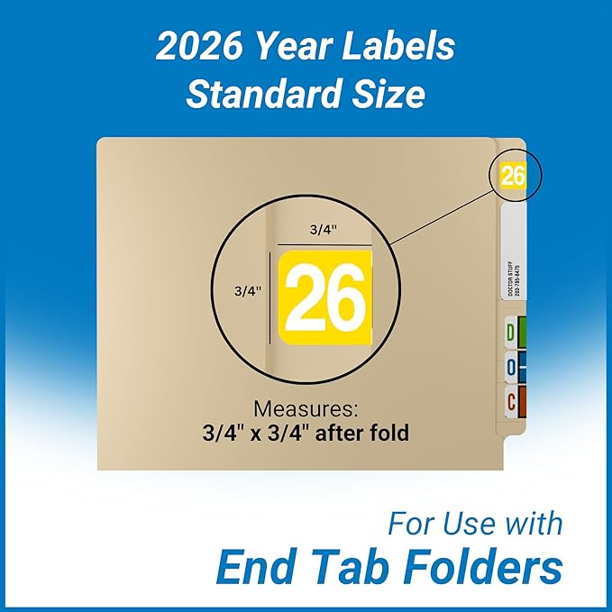2026 Year Stickers, Doctor Stuff 2026 Chart Stickers, Ames/TAB Style, USA Made - Image 3