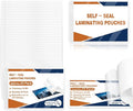 25 Pack 10 Mil 2.9"x4.1" Self Sealing Laminating Pouches Plastic Laminating by Unknown
