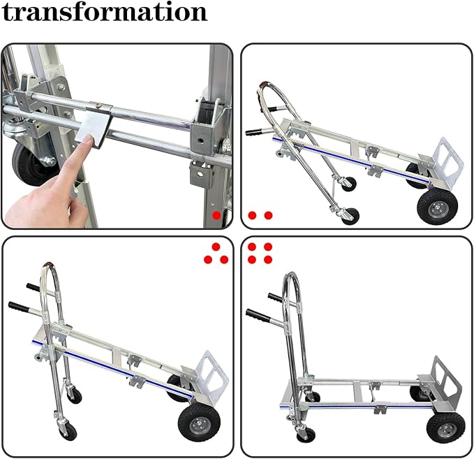 3 in 1 Convertible Hand Truck Dolly Cart - Image 7