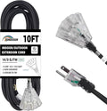 3-Outlets Indoor Outdoor Extension Cord Weatherproof by HONDERSON