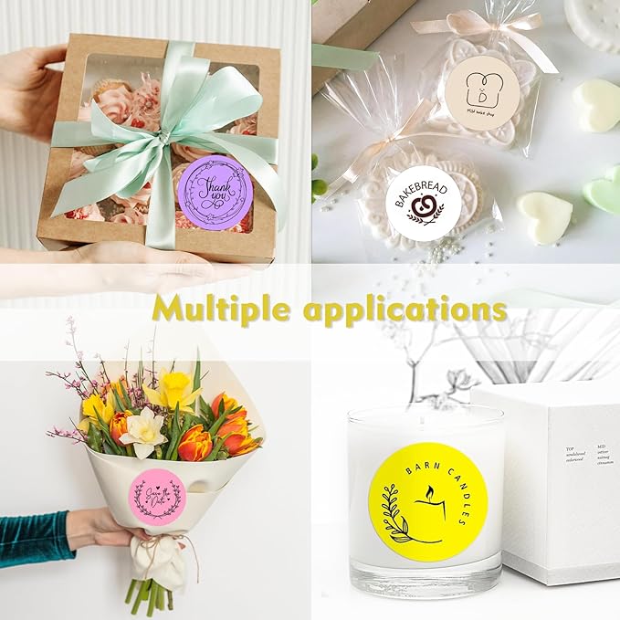 3 x 3Inch Round Color Coding Labels Circle Thermal Labels Printable Waterproof - Image 5