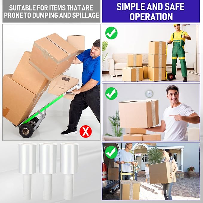 Sherr 5 Inch Stretch Shrink Film Roll Plastic Wrap - Image 3