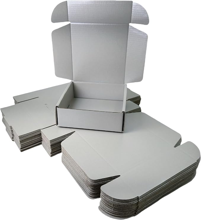 15 Pcs 6 x 6 x 2 inches Corrugated Cardboard Gift Boxes Recyclable Shipping - Image 3
