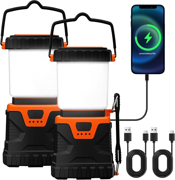LED Camping Lantern Rechargeable, Portable by Xynover